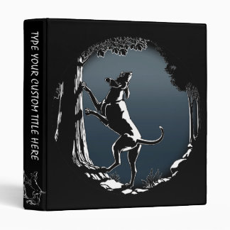 Hound Dog Book Binder Hunting Dog Art Photo Album