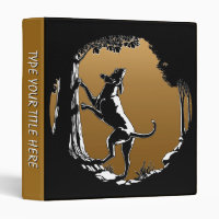 Hound Dog Book Binder Hunting Dog Art Photo Album