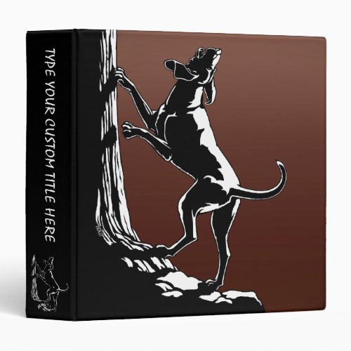 Hound Dog Book Binder Hunting Dog Photo Album