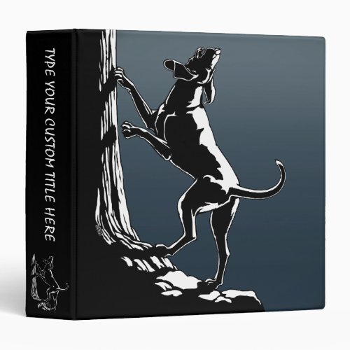 Hound Dog Book Binder Hunting Dog Photo Album