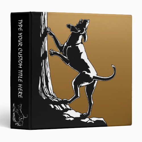 Hound Dog Book Binder Hunting Dog Photo Album