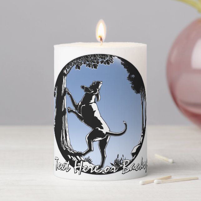 Hound Dog Candles Personalized Hunting Dog Candles (In Situ)