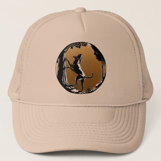 Hound Dog Cap Hunting Dog Art Hats Caps