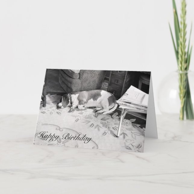 Hound Dog Card (Front)