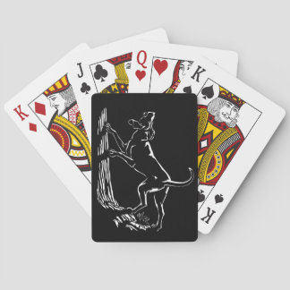 Hound Dog Cards Hunting Dog Art Playing Cards