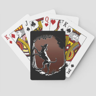 Hound Dog Cards Hunting Dog Art Playing Cards