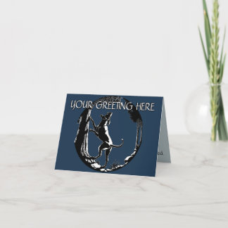 Hound Dog Cards Personalized Dog Art Greeting Card