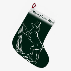 Hound Dog Christmas Stocking Customized Stockings