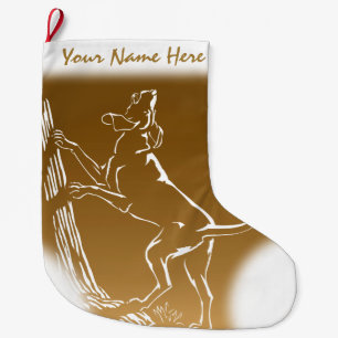 Hound Dog Christmas Stocking Dog Lover Stockings