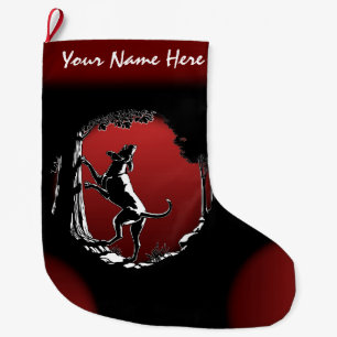 Hound Dog Christmas Stocking Dog Lover Stockings