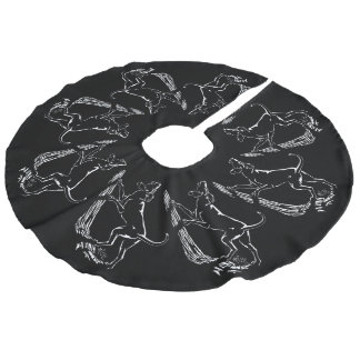 Hound Dog Christmas Tree Skirt Dog Tree Skirts