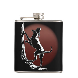 Hound Dog Flask Custom Hunting Dog Drink Flasks