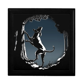 Hound Dog Gift Box Hound Dog Lover Jewelry Box