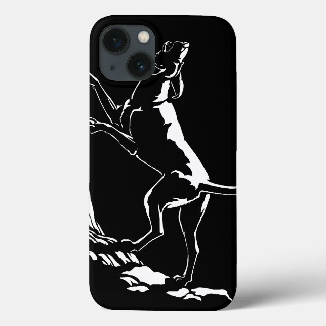 Hound Dog iPad Case Hunting Dog Art iPad Case (Back)