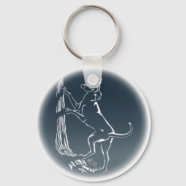 Hound Dog Key Chains Hunting Dog Lover Keychains (Front)
