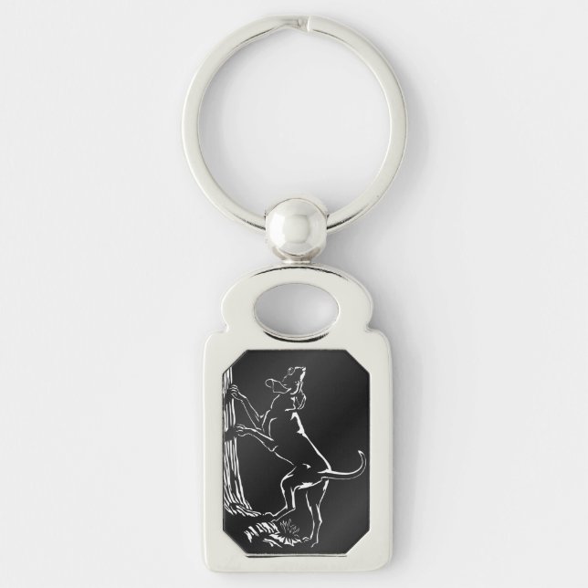 Hound Dog Key Chains Hunting Dog Lover Keychains (Front)