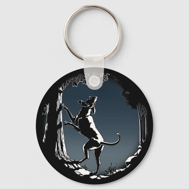Hound Dog Key Chains Hunting Dog Lover Keychains (Front)