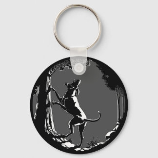Hound Dog Keychain Hunting Dog Art Keychains