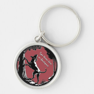 Hound Dog Keychain Personalized Hunting Dog Gift