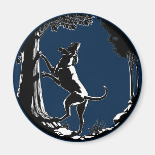 Hound Dog Magnet Hunting Dog Fridge Magnets Decor