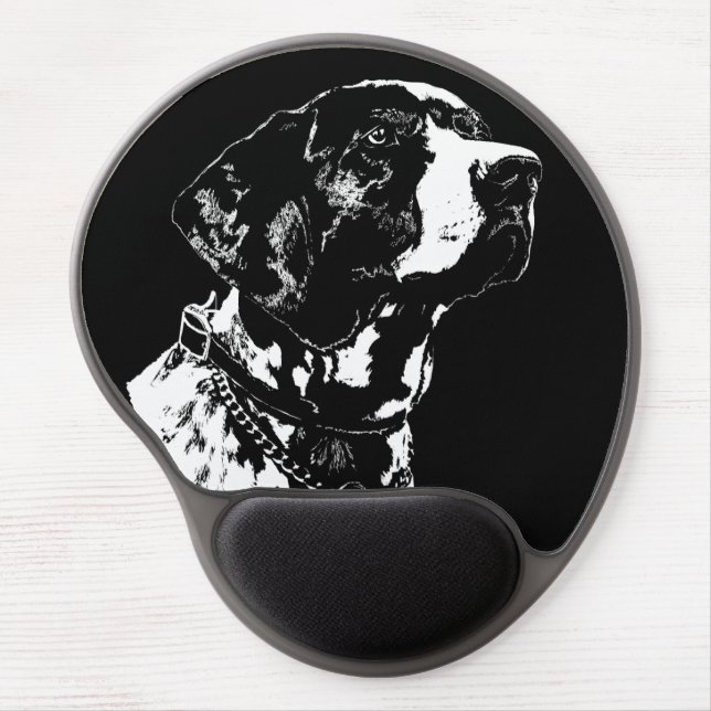 Hound Dog Mousepad German Pointer Dog Gifts (Front)