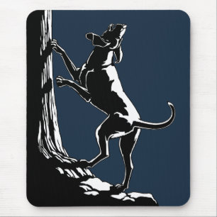 Hound Dog Mousepad Hunting Dog Art Gifts & Decor