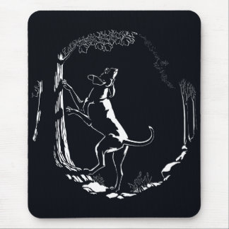 Hound Dog Mousepad Hunting Dog Art Gifts & Decor