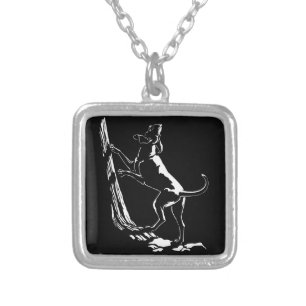 Hound Dog Necklace Hunting Dog Art Necklace Gifts
