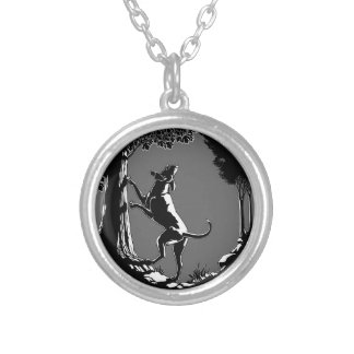 Hound Dog Necklace Hunting Dog Art Necklace Gifts