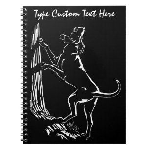 Hound Dog Notebook Personalized Hunting Dog Books