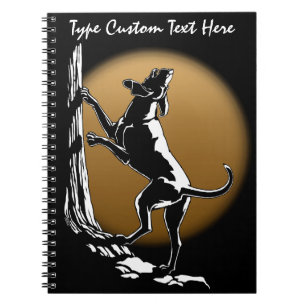 Hound Dog Notebook Personalized Hunting Dog Books