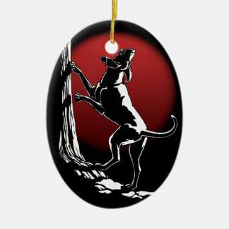 Hound Dog Ornament Custom Hunting Dog Decoration