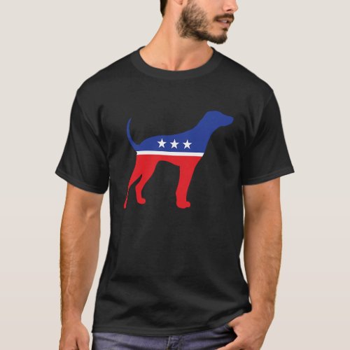 Hound Dog  Political Symbol Election Mascot T_Shirt