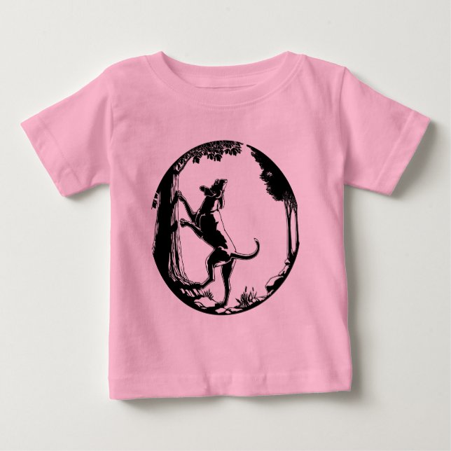 Hound Dog Shirt Baby Shirt Coonhound Dog Shirt (Front)