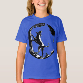 Hound Dog Shirt Girl's Organic Dog T-shirt