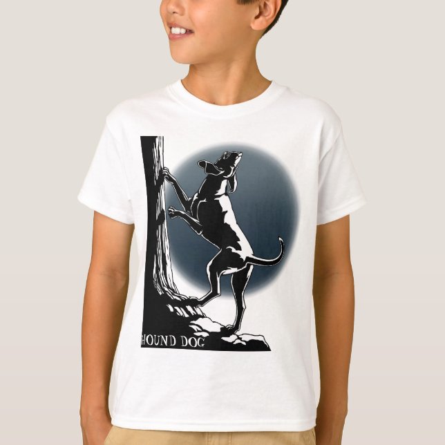 Hound Dog Shirt Kid's Custom Dog Lover T-shirt (Front)