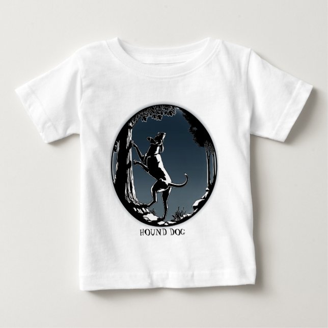 Hound Dog Shirt Toddler Custom Dog Lover Shirt (Front)