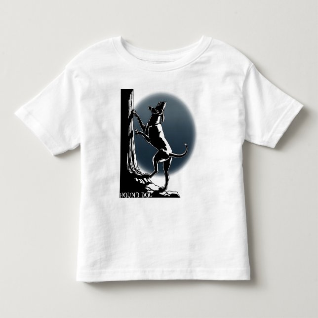 Hound Dog Shirt Toddler Custom Dog Lover T-shirt (Front)