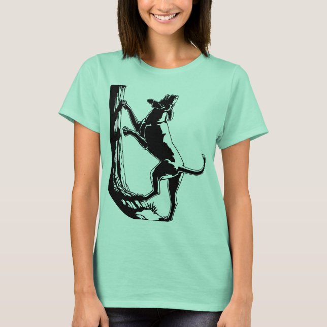 Hound Dog Shirt Women's Organic Dog T-shirt (Front)