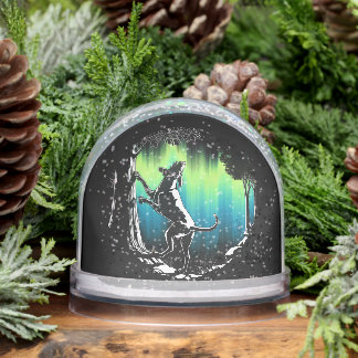 Hound Dog Snow Globe Custom Hunting Dog Snow Globe