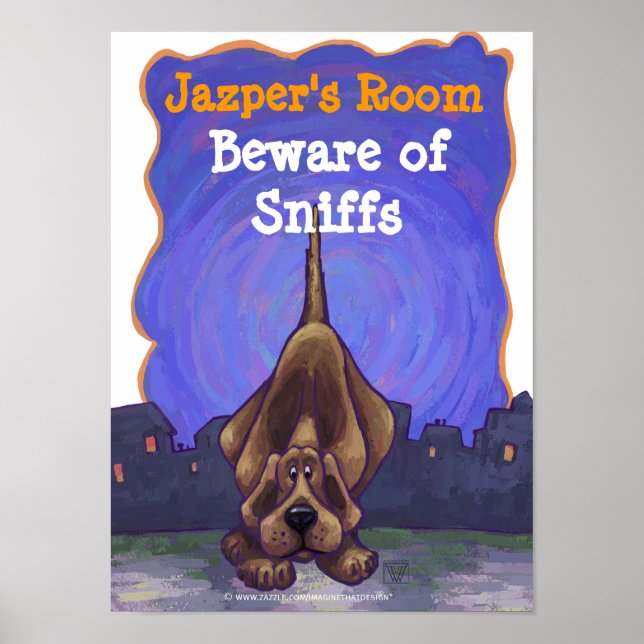 Hound Dog Stationery Poster (Front)