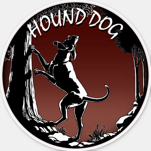 Hound Dog Stickers Custom Hunting Dog Decals