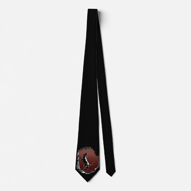 Hound Dog Ties Hunting Dog Lover Art Neckties (Front)