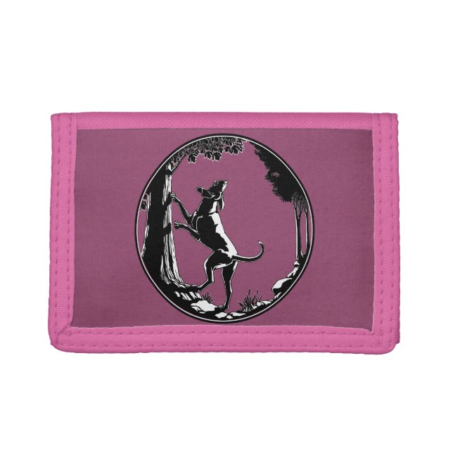 Hound Dog Wallet Cool Hunting Dog Art Wallet Gifts (Front)