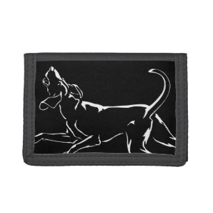 Hound Dog Wallet Cool Hunting Dog Art Wallet Gifts