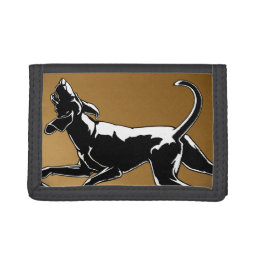Hound Dog Wallet Cool Hunting Dog Art Wallet Gifts