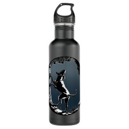 Hound Dog Water Bottle Hunting Dog Art Bottle