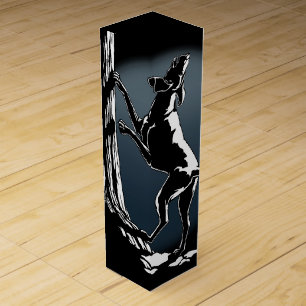Hound Dog Wine Box Custom Hunting Dog Art Wine Box