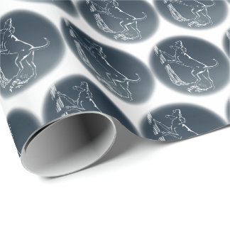 Hound Dog Wrapping Paper Hunting Dog Gift Paper