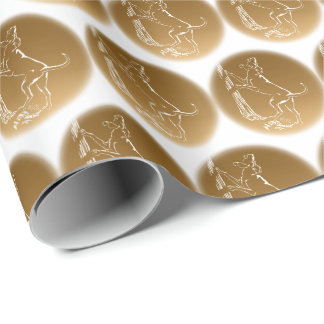 Hound Dog Wrapping Paper Hunting Dog Gift Paper